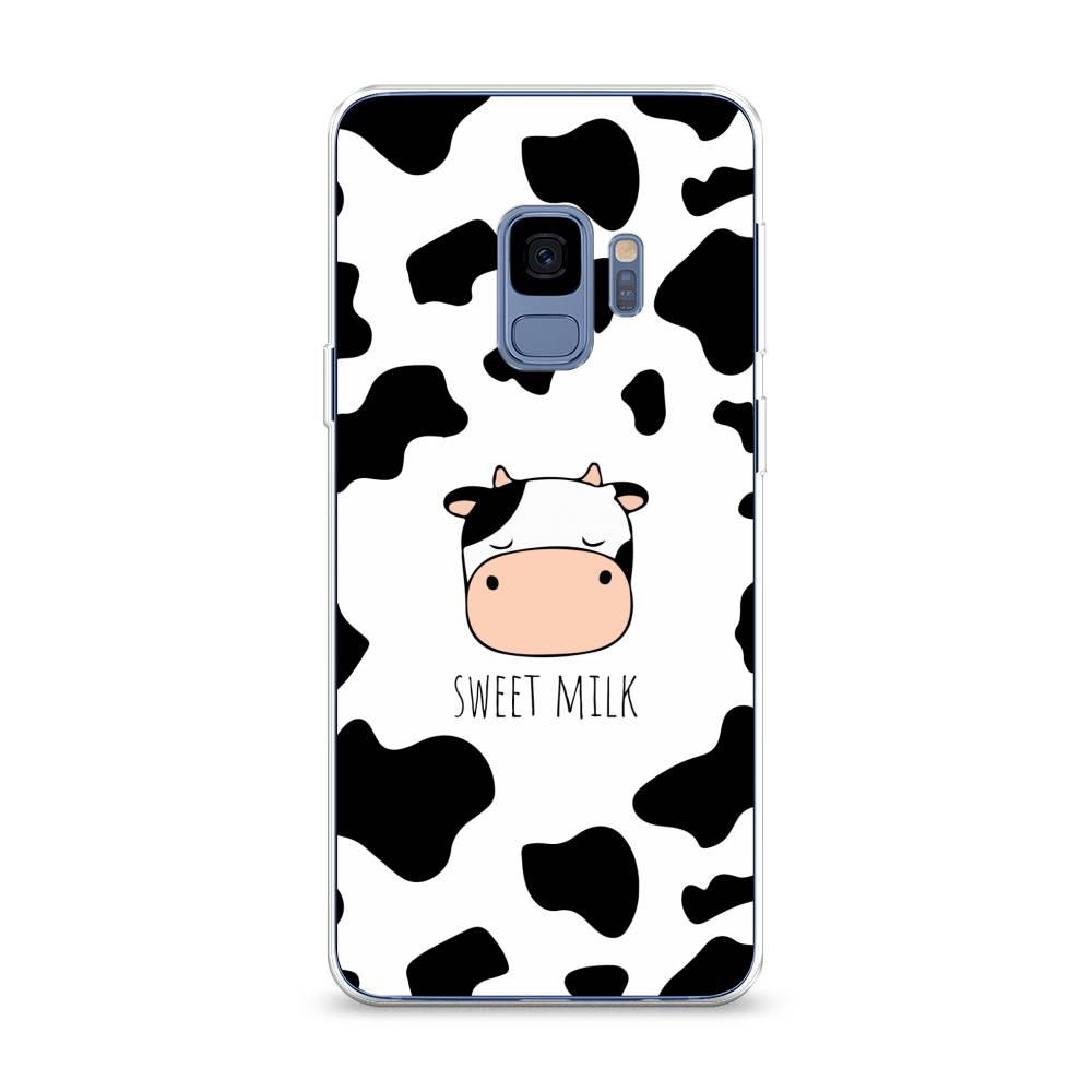 

Чехол на Samsung Galaxy S9 "Sweet milk", Розовый;белый;черный, 25750-1