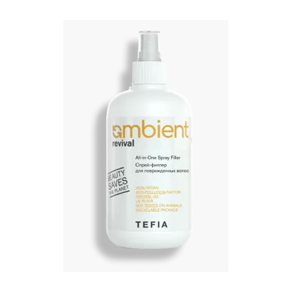 Спрей филлер для восстановления поврежденных волос TEFIA AMBIENT Revival 250 мл увлажняющий спрей филлер