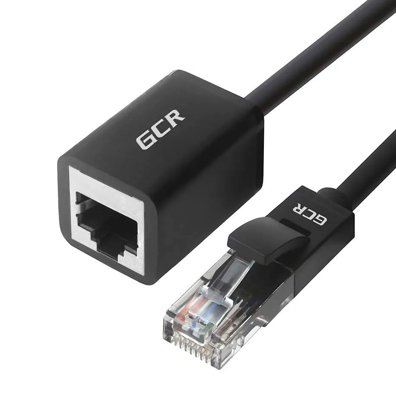 

Кабель Greenconnect RJ-45 - RJ-45 вилка-вилка 3м (GCR-51800) черный
