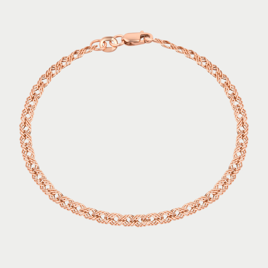 

Браслет из золота р.18 GOLD CENTER НБ 12-203ПГ 0.40, НБ 12-203ПГ 0.40