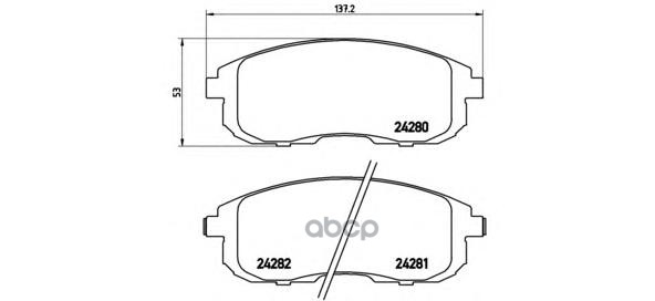 

Колодки Тормозные Дисковые Передн Fiat: Sedici 06- Suzuki: Sx4 (Gy) 06-, Sx4 Седан (Gy) 07