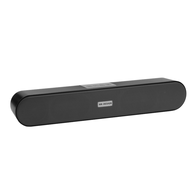 

Портативная колонка WK D11 BT 5.0, 2x5W, AUX/MicroSD/FM (черная), D11
