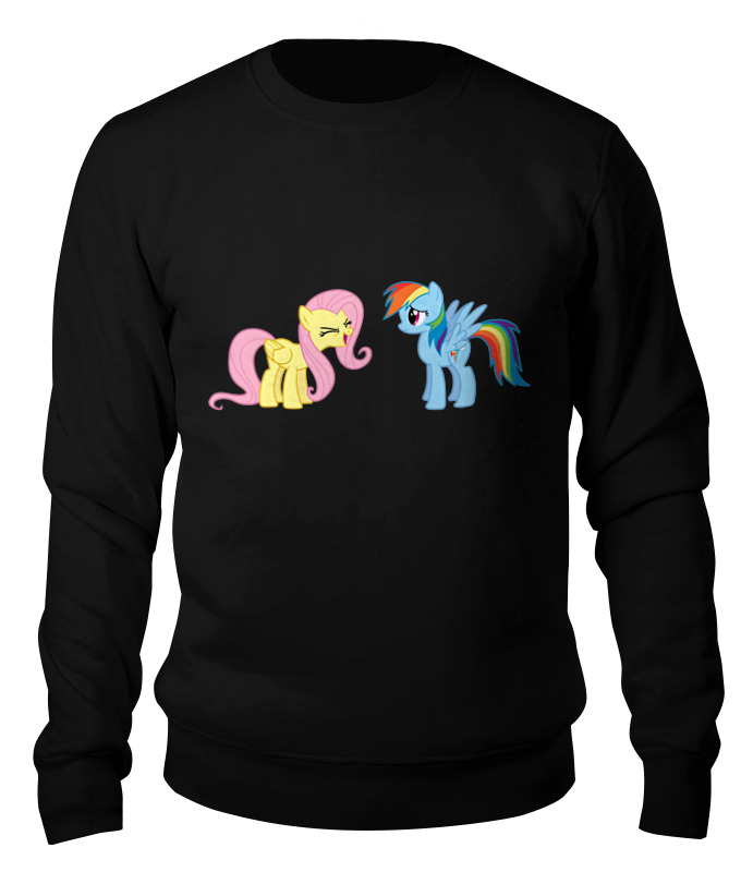 

Свитшот унисекс Printio My little pony yay 23 черный XL, My little pony yay 23
