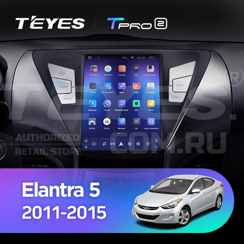 

Магнитола Tesla style Teyes TPRO 2 4/64 Hyundai Elantra 5 JK GD MD UD (2011-2015) F2, Tesla style Teyes TPRO 2 Hyundai Elantra 5 JK GD MD UD (2011-2015) F2