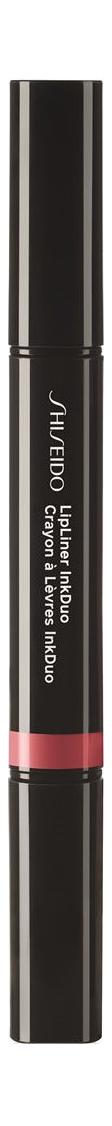 Карандаш-праймер для губ Shiseido Lip Liner InkDuo автоматический, Rosewood, 0,9+0,2 г