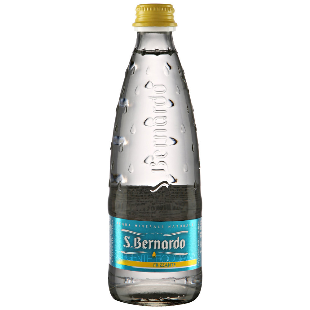 Вода питьевая San Bernardo Frizzante минеральная столовая газированная стекло 0,33 л