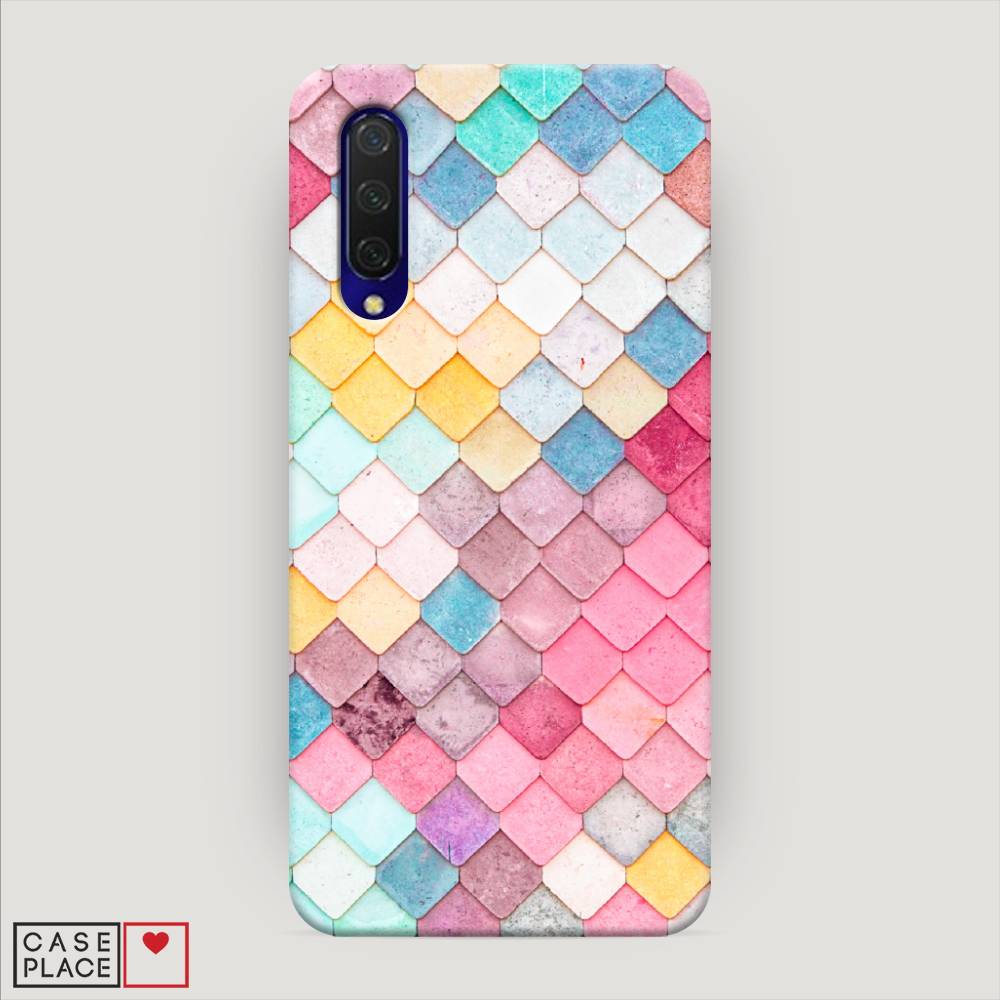 

Пластиковый чехол "Нежные ромбики" на Xiaomi Mi A3 Lite, 36220-3