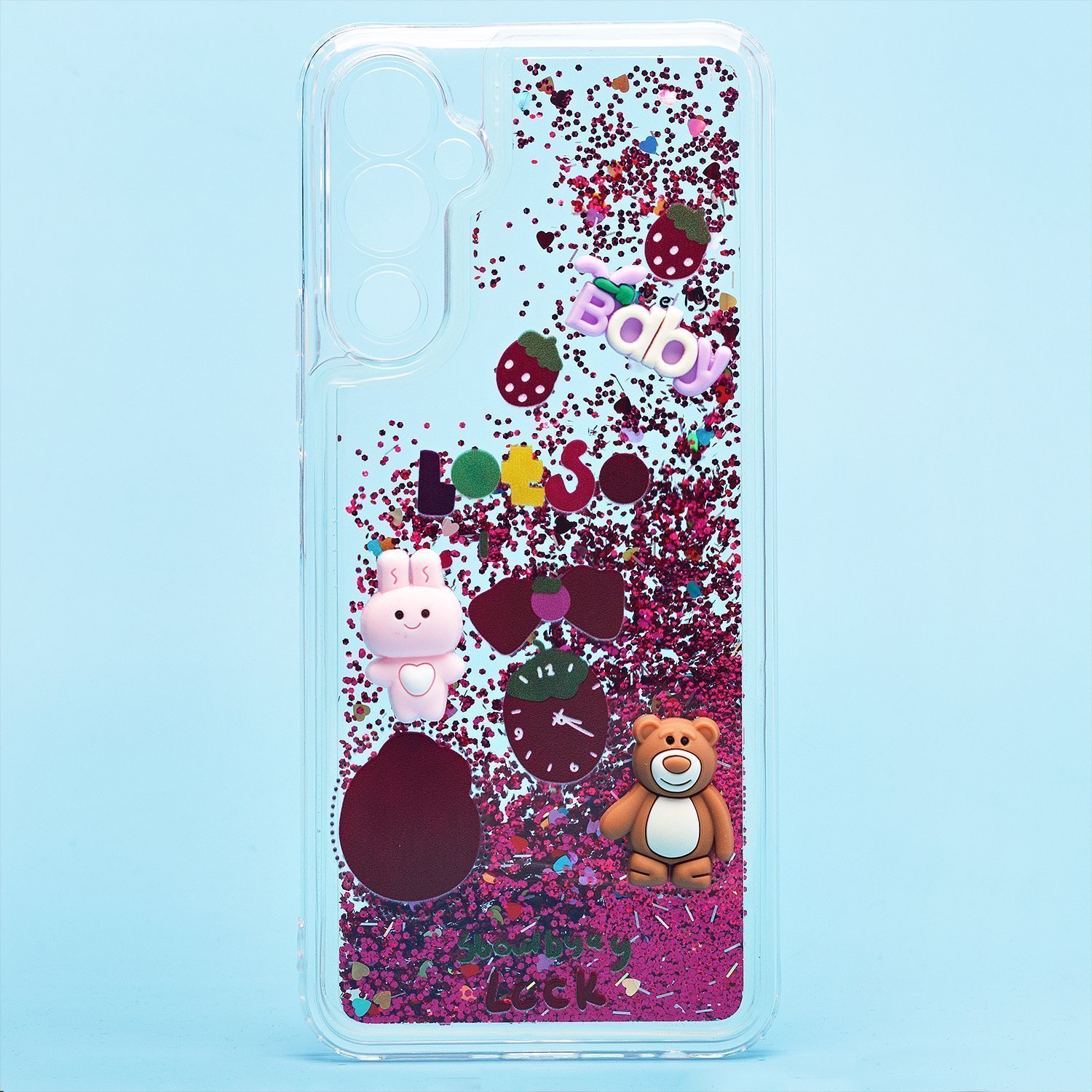 

Чехол Tecno Pova 4 (LG7n) силиконовый 3D игрушки <бордовый>