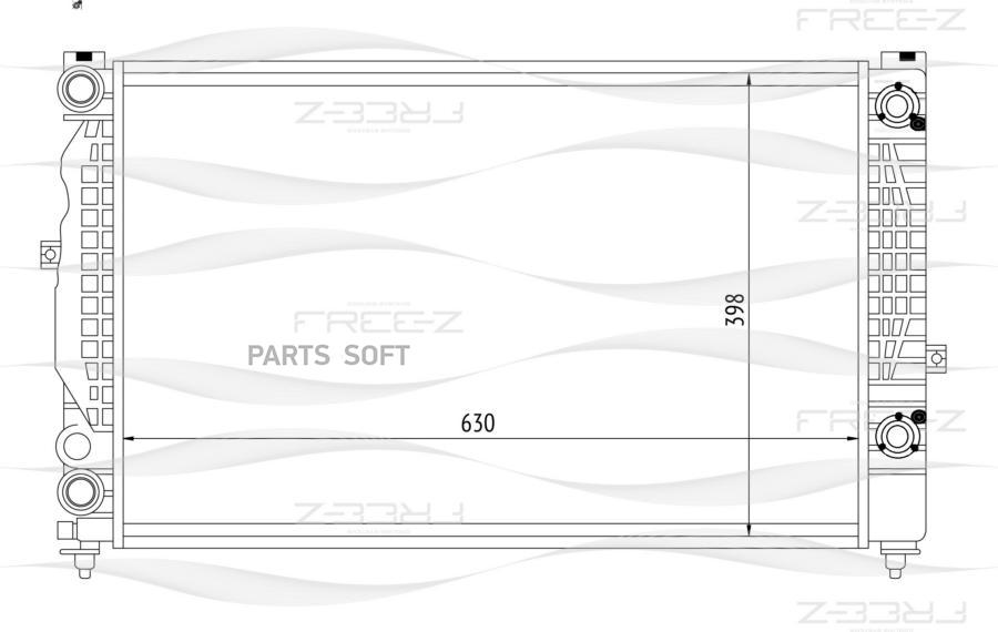 

Радиатор охлаждения FREE-Z KK0101
