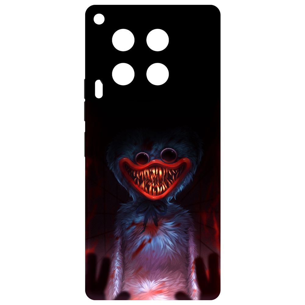 

Чехол-накладка Krutoff Soft Case Атака Хаги Ваги для TECNO Camon 30 черный