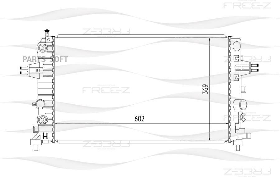 

Радиатор Охлаждения Free-Z Kk0163