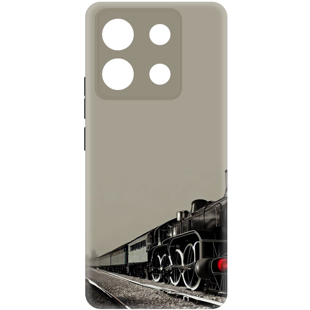

Чехол-накладка Krutoff Soft Case Паровоз для Xiaomi Redmi Note 13 Pro 5G черный