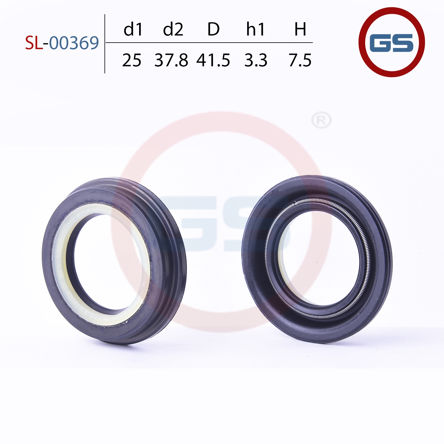 

Сальник рулевой рейки 25*37.8/41.5*3.3/7.5 (6V2) GS SL-00369