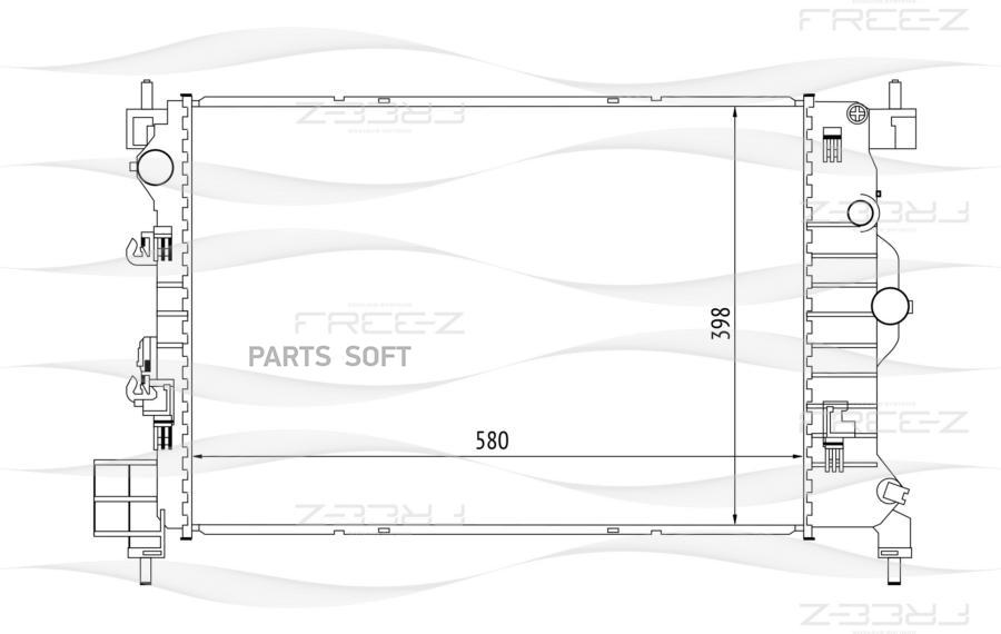 

Радиатор Охлаждения Free-Z Kk0143