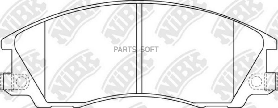 

Тормозные колодки Nibk PN0853