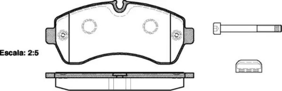 

Тормозные колодки Remsa 124300