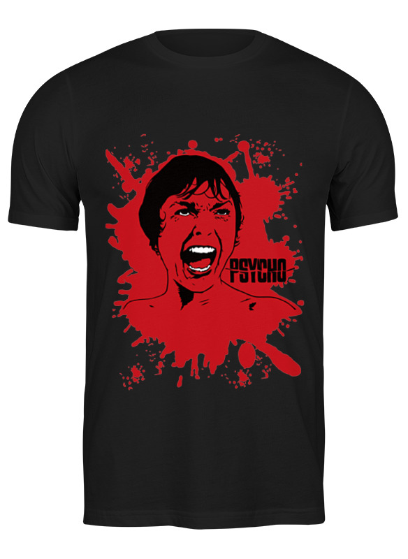 

Футболка мужская Printio Psycho черная 2XL, Черный, Psycho
