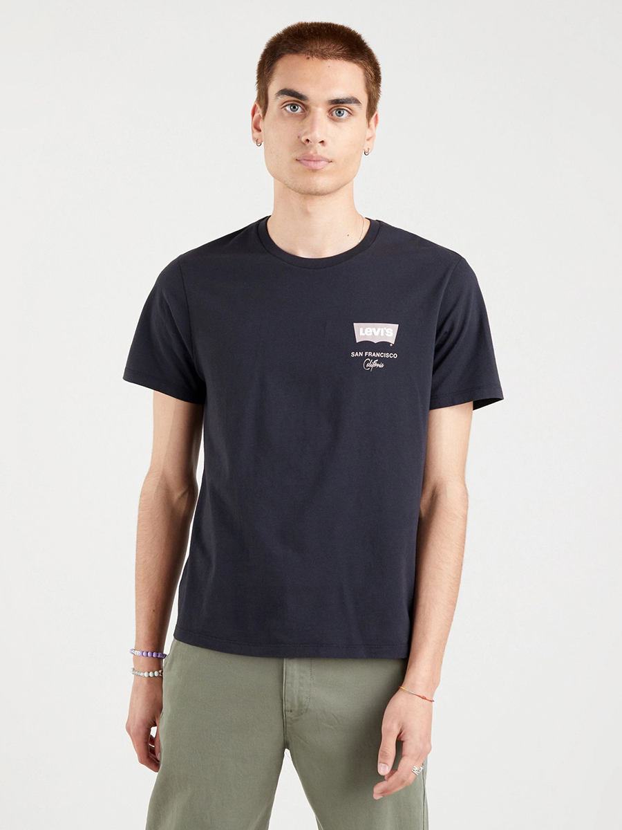 

Футболка мужская Levi's 22489-0429 черная L, Черный, 22489-0429