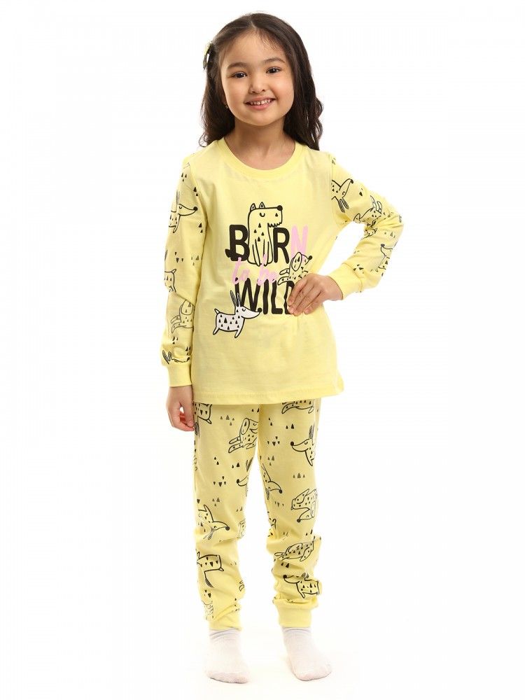 Пижама детская RoxyFoxy GP 045-026, желтый, 98