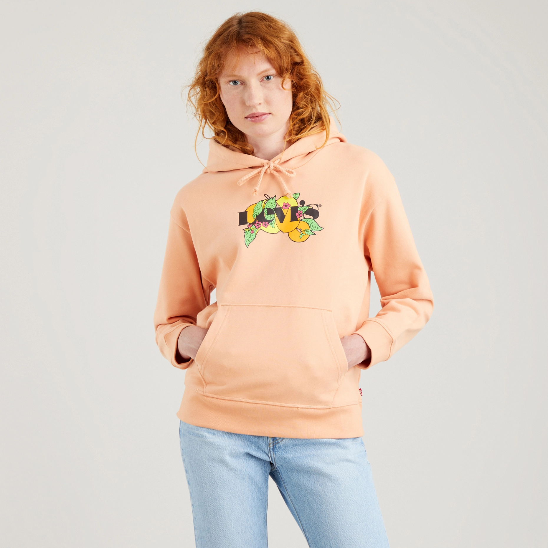 

Худи женское Levi's 18487-0077 розовое S, 18487-0077