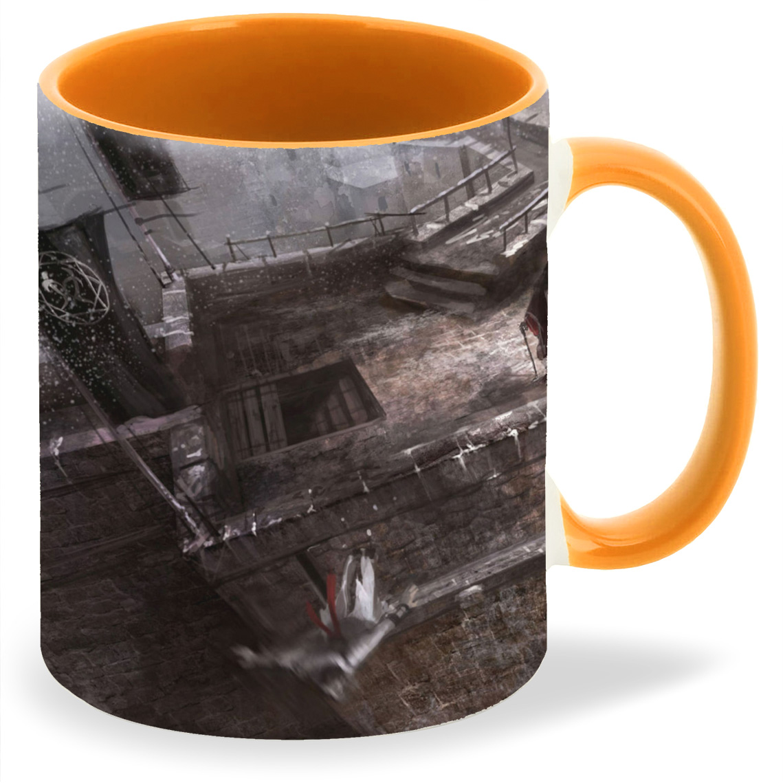 

Кружка CoolPodarok Scenes Люди прыгают с башни, Scenes Люди прыгают с башни