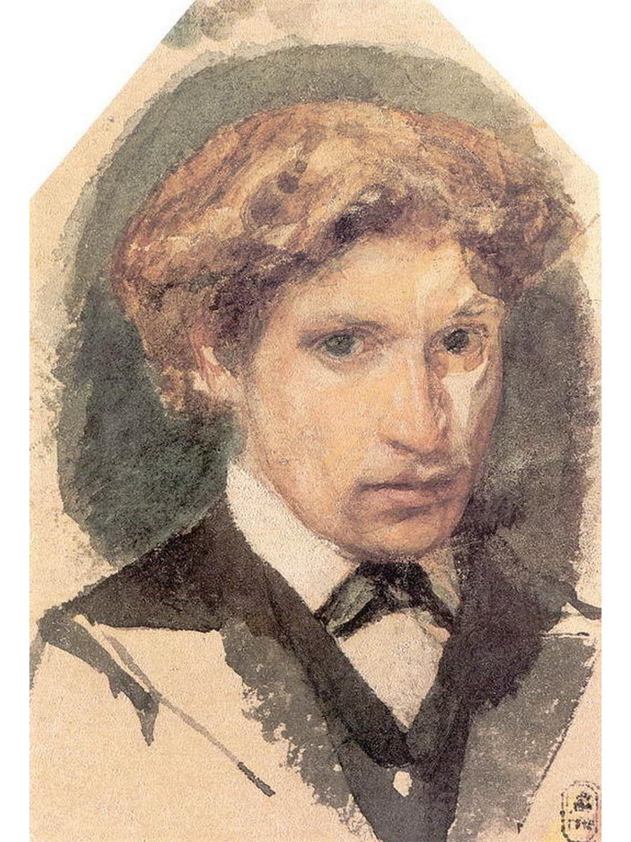 

Постер DRABS A2 Врубель Михаил Александрович Автопортрет. 1882г