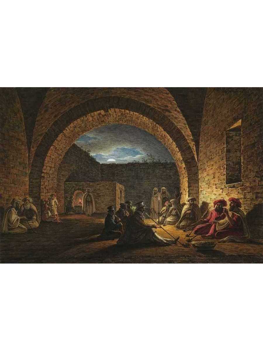 

Постер DRABS A2 Воробьев Максим Никифорович Посещение двух арабских шейхов