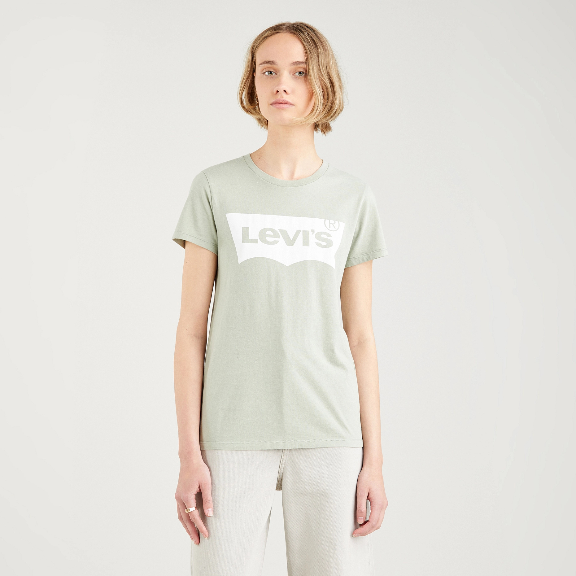 фото Футболка женская levi's 17369-1611 зеленая xl