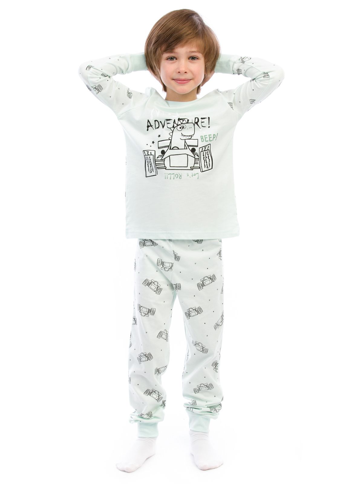 Пижама детская RoxyFoxy BP 345-034, зеленый, 98