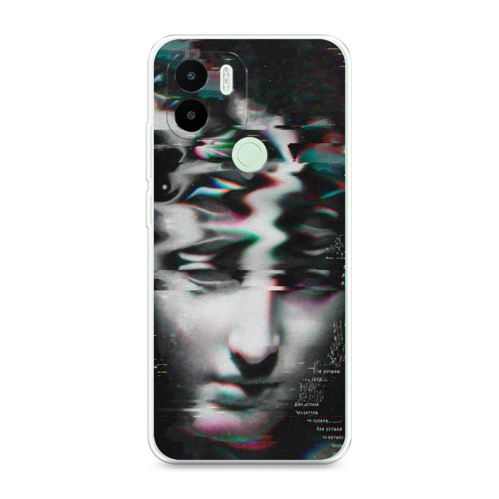 

Чехол Awog на Redmi A1 Plus / Редми A1 Плюс "Glitch Art", Серый