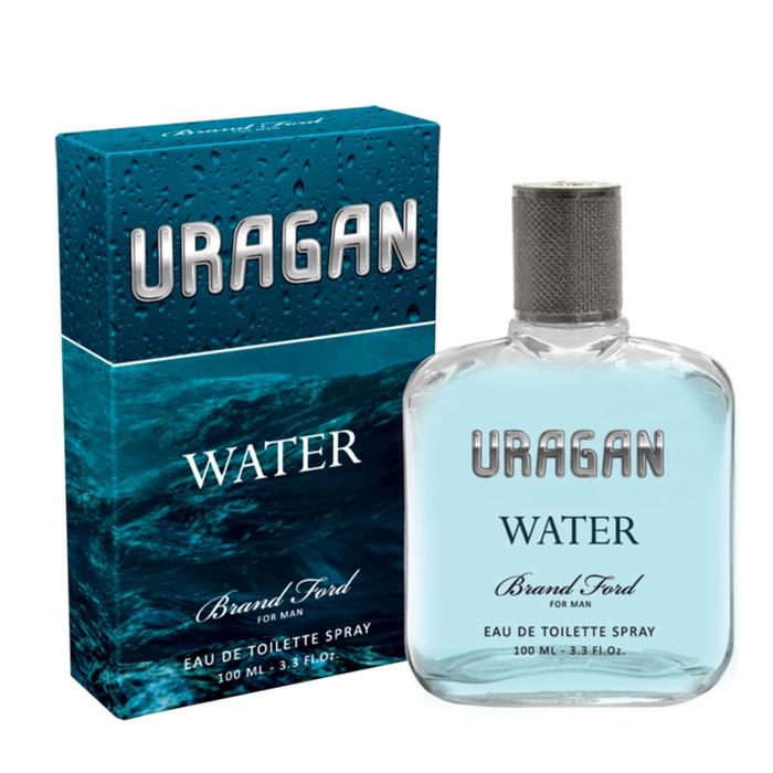 Купить Туалетная вода мужская Uragan Water, 100 мл 5866327, Uragan Water Man, 100 мл, Delta Parfum