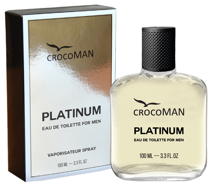 

Туалетная вода мужская CrocoMAN Platinum (Кроко Мен Платинум), 100 мл 7343711, CrocoMAN Platinum Man 100 ml