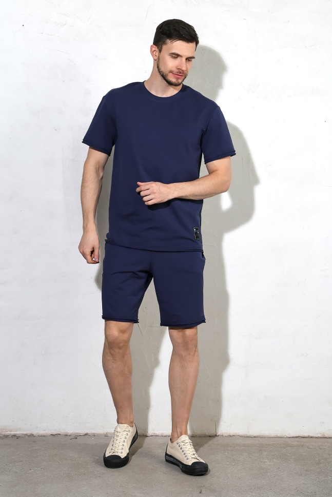 Комплект домашний мужской Виолетта Рилз-4 синий 58 RU