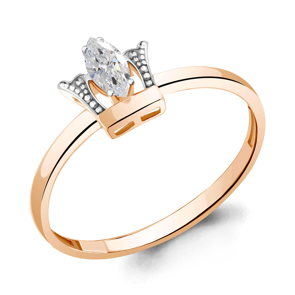 

Кольцо из серебра с фианитом Aquamarine Aquamarine 67365_925_з р. 15, 67365_925_з