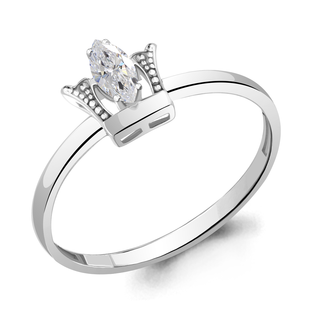 

Кольцо из серебра с фианитом Aquamarine Aquamarine 67365_925_р р. 15,5, 67365_925_р