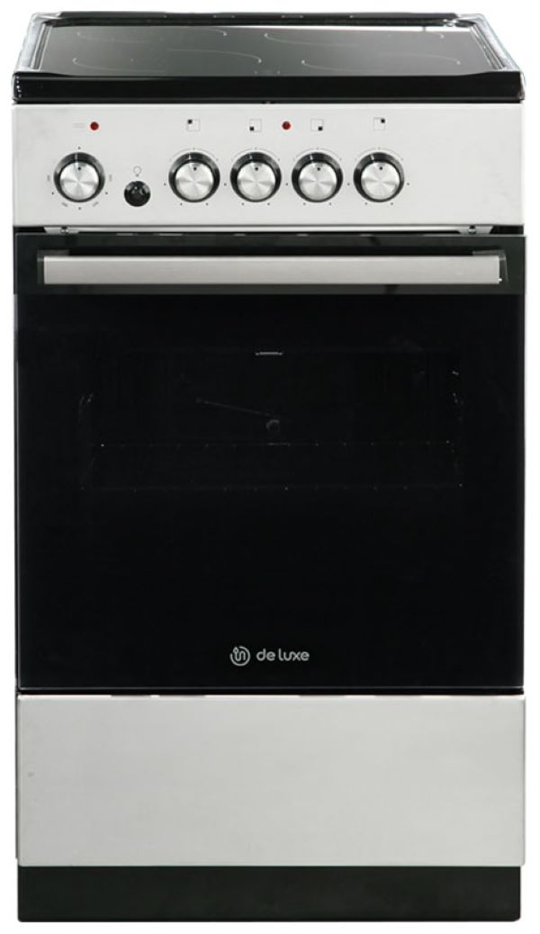 Электрическая плита De Luxe 506004.04ЭС-010 серый, черный электрическая плита de luxe 506004 04эс 031