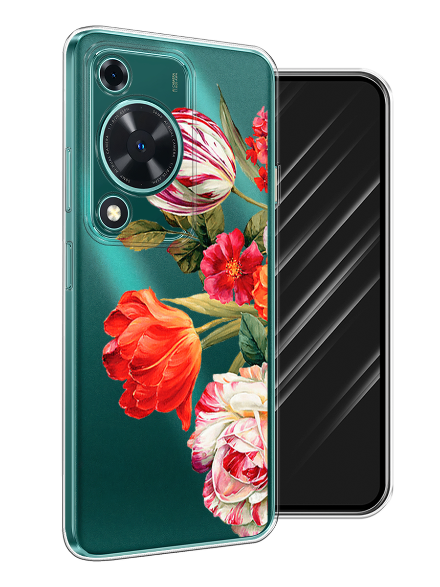 

Чехол Awog на Huawei Nova Y72 "Весенний букет", Красный;розовый;зеленый, 6123650-1