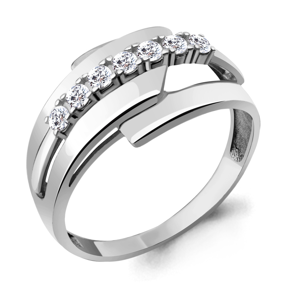 

Кольцо из серебра с фианитом Aquamarine Aquamarine 67354А_925_р р. 19, 67354А_925_р