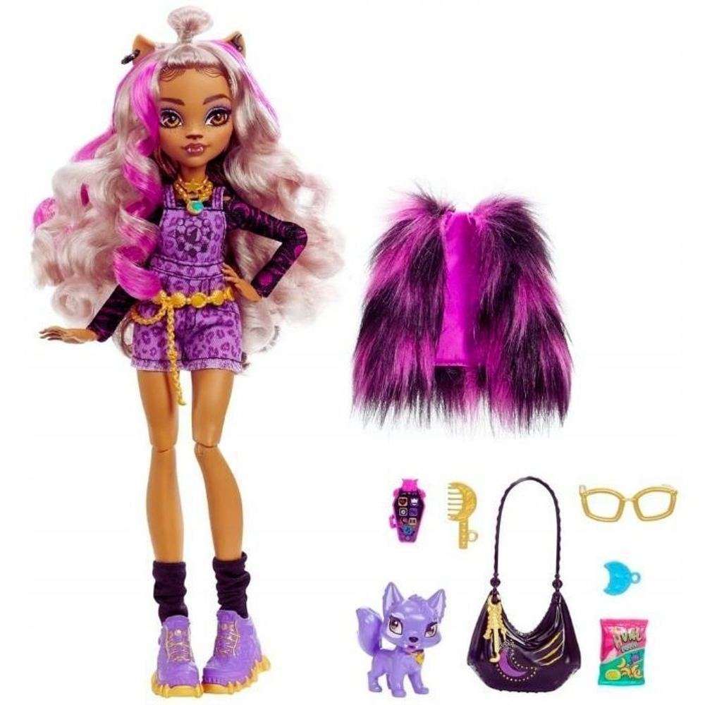 Кукла Monster High Clawdeen, Клодин Вульф, 3 поколение кукла monster high монстер хай торалей страйп и модный шкафчик