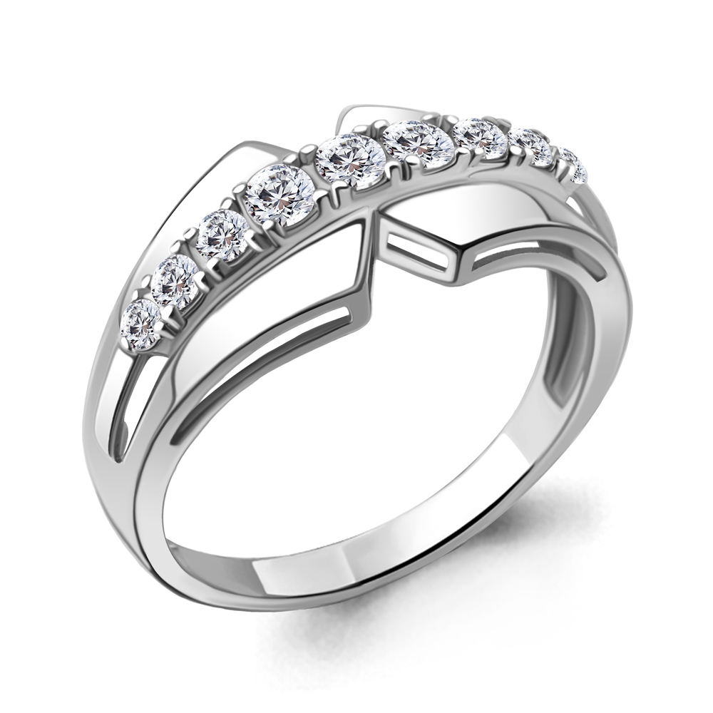 

Кольцо из серебра с фианитом Aquamarine Aquamarine 67350А_925_р р. 18,5, 67350А_925_р