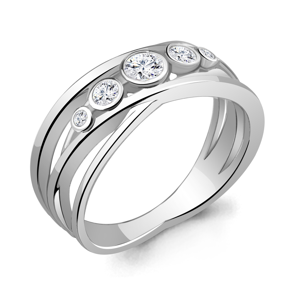 

Кольцо из серебра с фианитом Aquamarine Aquamarine 67349А_925_р р. 20, 67349А_925_р