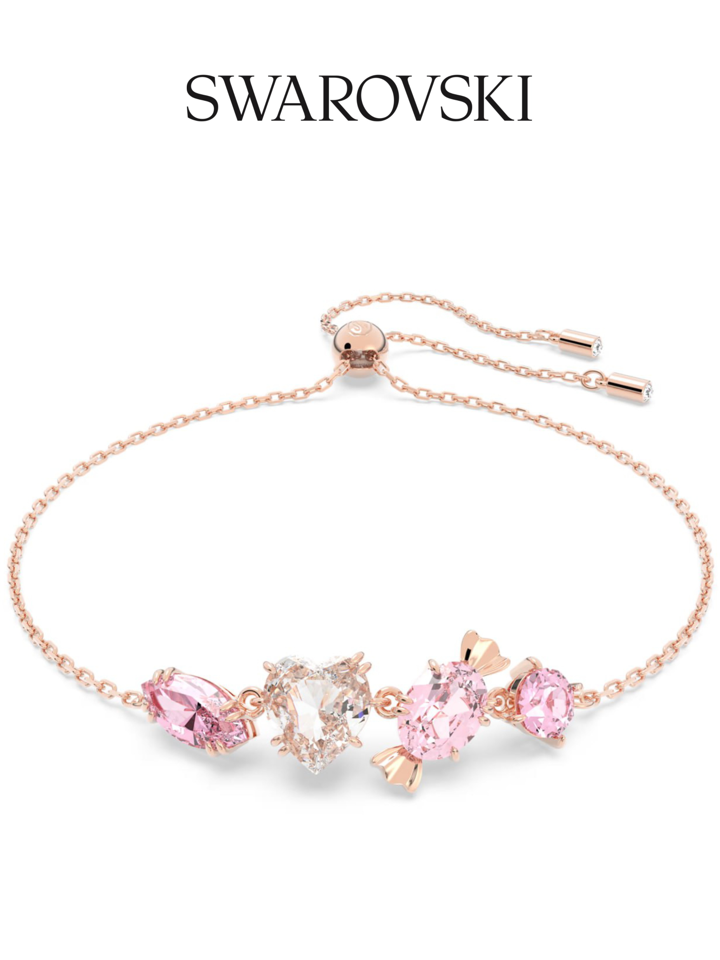 

Браслет из стали р.16-24 NoBrand Gema 520, swarovski, Gema 520