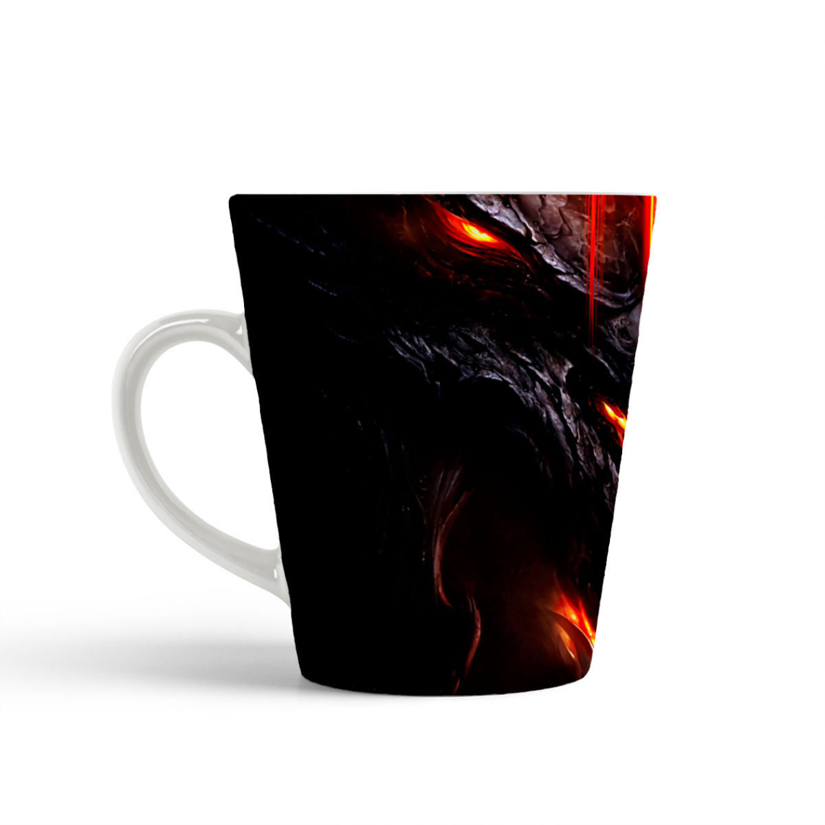 

Кружка-латте CoolPodarok Diablo3 Диабло3 (лицо крупно и лого)