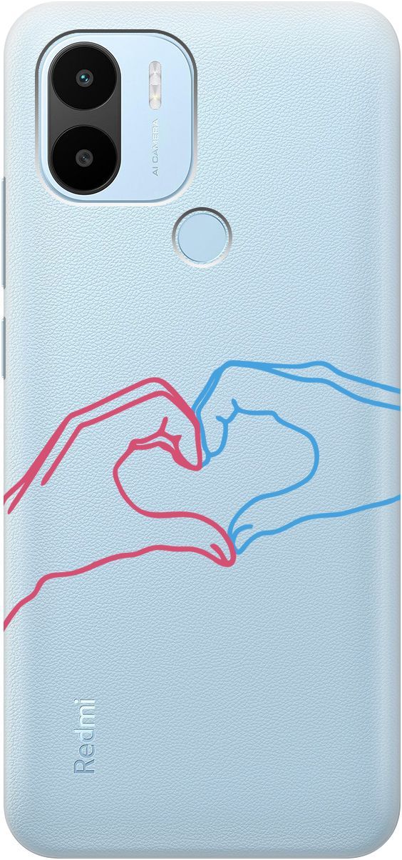 

Чехол на Xiaomi Redmi A1+ с 3D принтом "Fall in Love" прозрачный, Прозрачный;голубой, 158137