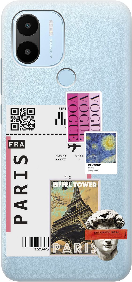 

Чехол на Xiaomi Redmi A1+ с 3D принтом "Paris Stickers" прозрачный, Прозрачный;бежевый, 158136
