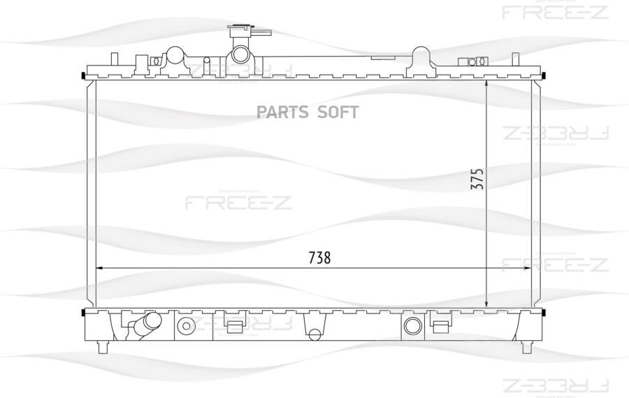 

Радиатор охлаждения FREE-Z KK0241