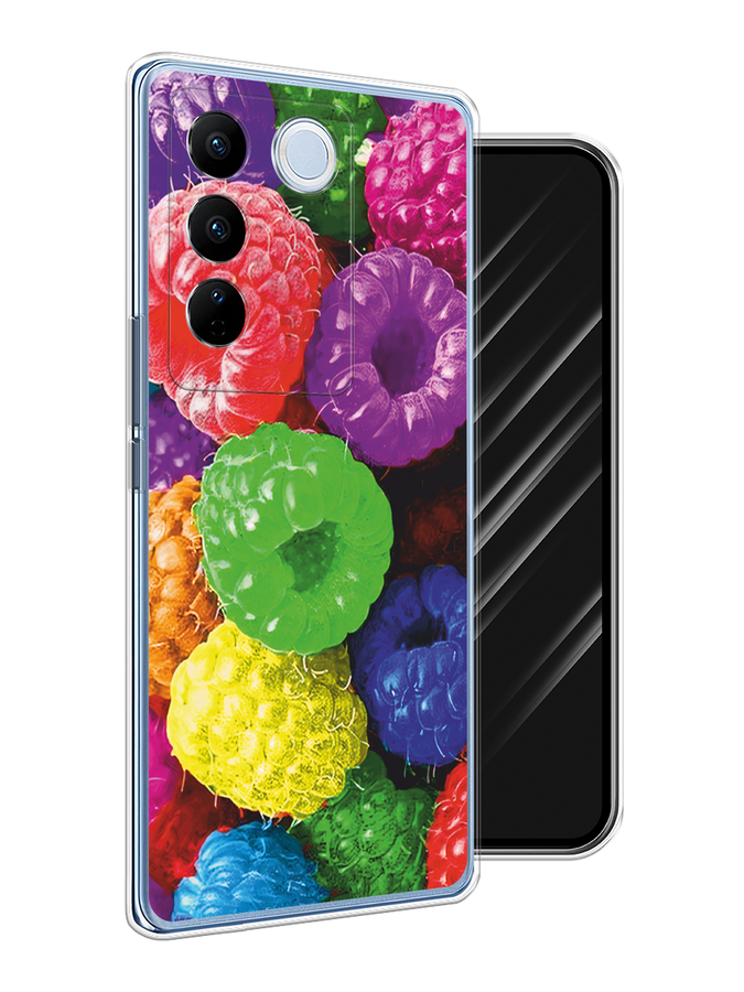 

Чехол Awog на Vivo V27/V27 Pro "Разноцветная малина", Разноцветный, 268550-1