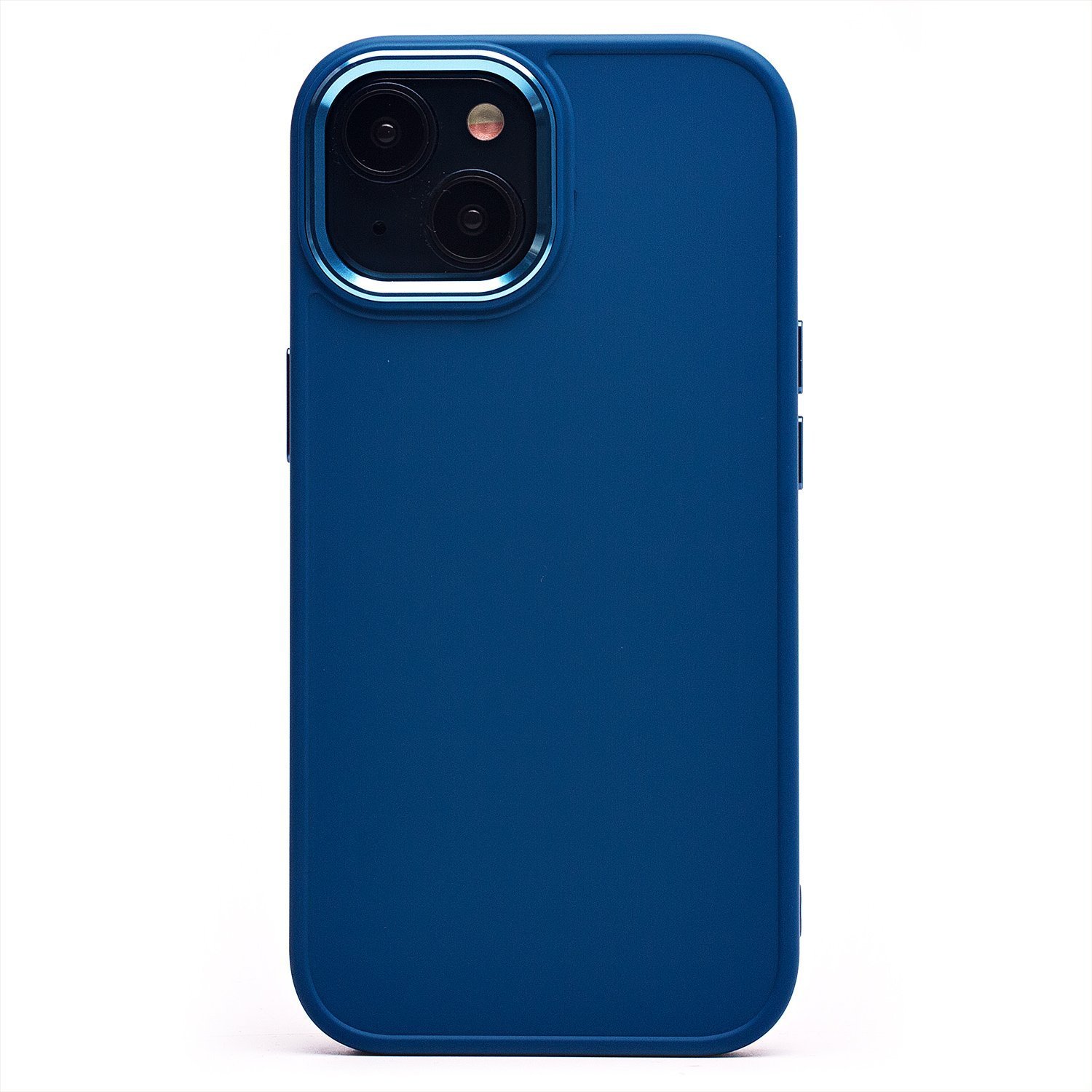 

Чехол iPhone 15 силиконовый матовый №6 <синий>