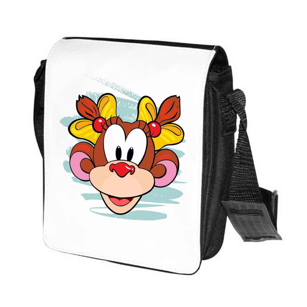 

Сумка унисекс CoolPodarok CN0113889 черно-белый, Черный;белый, CN0113889