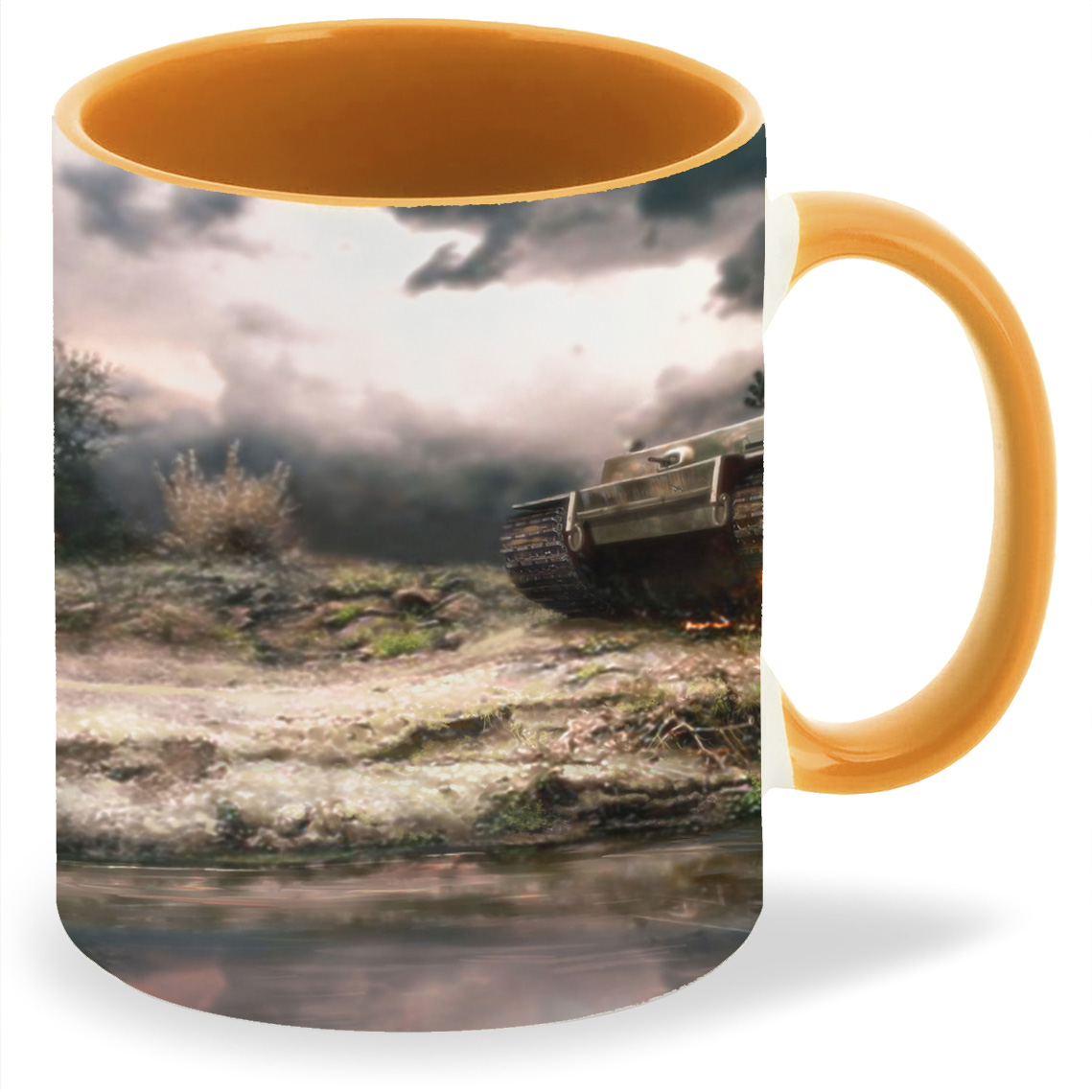 

Кружка CoolPodarok men of war Горящий танк на берегу, men of war Горящий танк на берегу